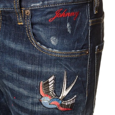 Dsquared2 Bird Logo Skater Jeans Premium Line 48 m w32