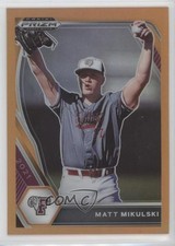 2021 Panini Prizm Draft Picks Neon Orange Prizm 42/50 Matt Mikulski #PDP50 0c6