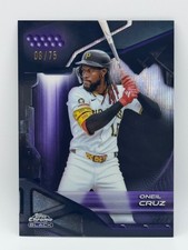 2026 Topps Chrome Black Oneil Cruz Purple Refractor /75 Pittsburgh Pirates