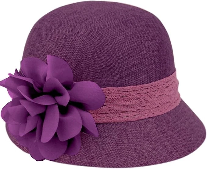 Purple Cloche Hats for Women for sale | eBay display picture 2