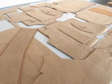 Boden Teppich Set f&uuml;r Mercedes W123 Coupe Velours Fu&szlig;matte 19-teilig PALOMI?NO