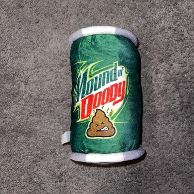 Junk Food Doody Plush 8  inch Mound Of Doody Poop Parody Mountain Dew Soda Can