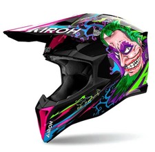 CASCO AIROH WRAAP  WRAC35 MUSIC GLOSS MOTOCROSS ENDURO QUAD