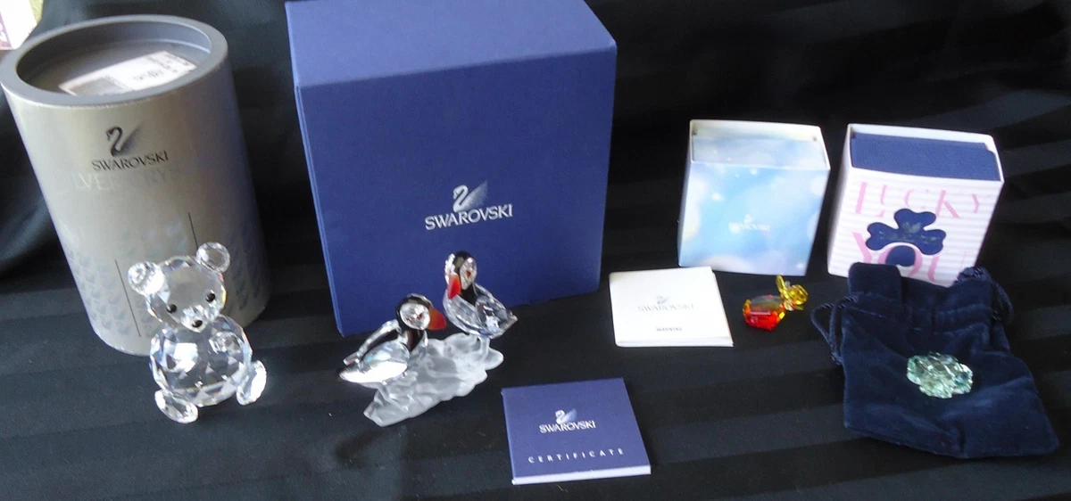 水晶　牛 施华洛世奇水晶摆件牛| eBay