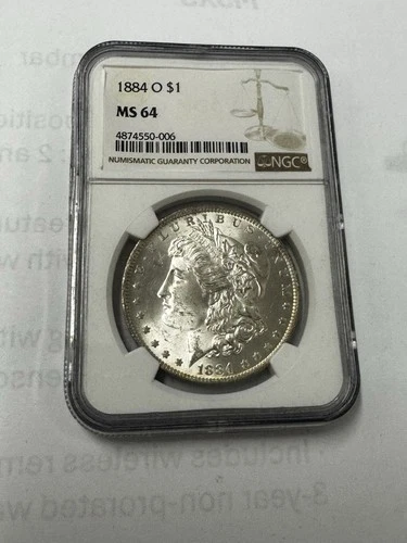 1884 O Mint Morgan Silver Dollar MS64 Silver Solar Silver Coin NGC Mint