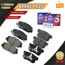 Front Rear Ceramic Brake Pads For Acura Rdx 2014 2015 2016 2017 2018