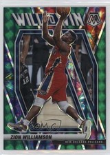 2020-21 Panini Mosaic Will to Win Green Mosaic Prizm Zion Williamson #13 0b85