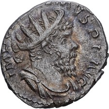 [#139686] Roman Empire, Postumus, Antoninianus, 260-269, Lugdunum, Billon, EF(40
