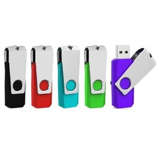 5 Pack 64GB Flash Drive USB Flash Drives 64GB Thumb Drive USB 2.0 Memory Stic...