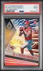 2017 Panini Phoenix Patrick Mahomes II Color Burst Rookie Card PSA MINT 9