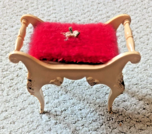 Vintage Barbie Susy Goose Vanity Bench Excellent Condition