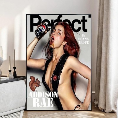 Addison Rae graces the cover of Perfect Magazine Poster