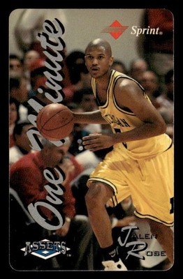 1994-95 Classic Assets - Phone Cards One Minute Jalen Rose
