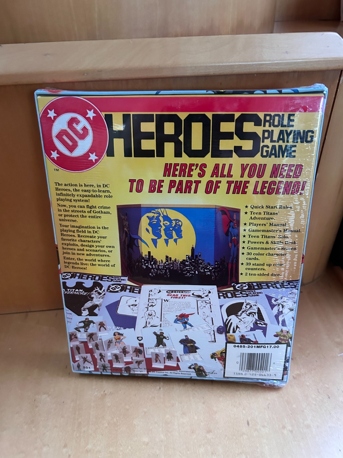 DC Heroes Role-Playing Game RPG Boxed set 1st Ed. NEW