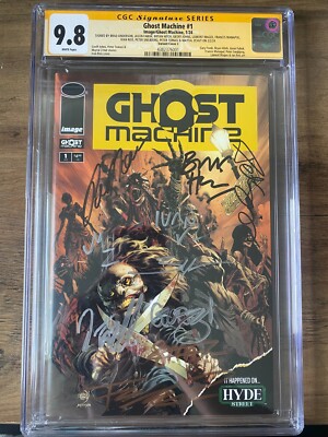 Ghost Machine #1 Variant Cover J SIGNED by Signed By X 10 Creators