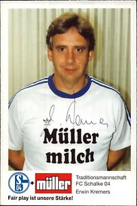 Erwin Kremers Autogrammkarte FC Schalke 04 Original Signiert A 108028