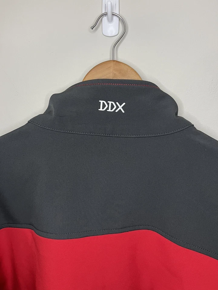 Dri Duck DDX SoftShell Jacket Full-Zip Men’s 2XL Red Gray Rain Resistant XXL - Image 3 of 4