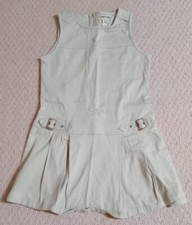 Cherokee Girls Small 6/6X Green Cotton Blend Sleeveless Dress 23