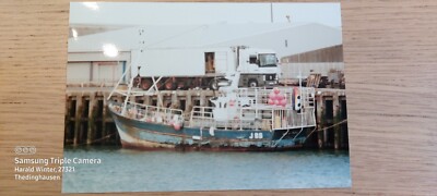 Foto Fischerboot J86 Feur de France 03.09.1995 ca. 15x10cm
