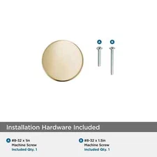 3 Pack Amerock Cabinet Knob Champagne Bronze 1-5/16 inch (33 mm) Diameter