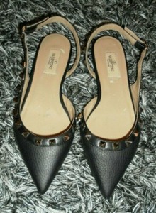 valentino slingback black