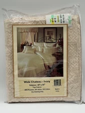 Newport Home Pillow Sham Wide Chateau-Ivory King Sham - 40" x 24"