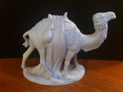 #10 Nativity Scene Piece 1 Camel HOMCO Blue Bisque Matte Finish Jasperware | eBay