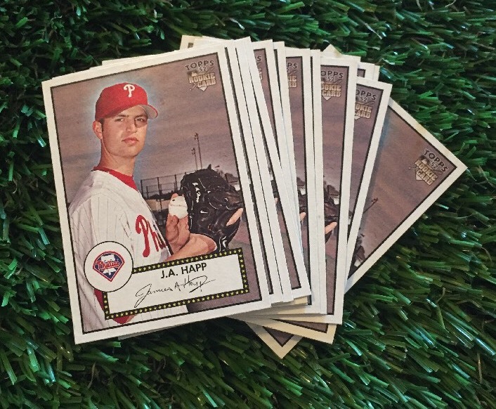 ハッピー、No.85 17) 2007 Topps '52 Style J.A. HAPP Rookie Card RC #145 TORONTO