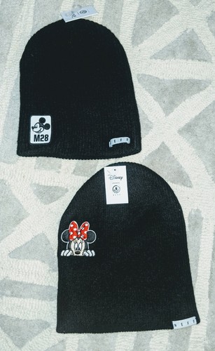 NEFF X DISNEY Black M28 MICKEY MOUSE 1928 BEANIE CAP HAT ADULT MENS *NEW NWT* - Picture 6 of 6