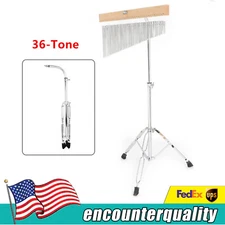 Bar Chimes Single-Row Wind Chime 36-Tone With Tripod Stand Percussion Instrument