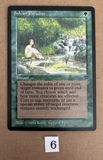 MTG - Sylvan Paradise - Legends - NM to Mint. Beauty of a Card.
