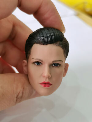 1:6th Ruby Rose Head Carved Female Bodyguard Fit 12'' TBLeague Body Action Figure