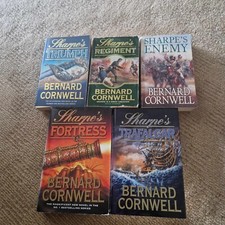 Bernard Cornwell Sharpe 5 book (3PB + 2 BCA HB) bundle historical fiction #J17