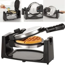 Belgian Waffle Maker Commercial Double Waring Breakfast Iron Kitchen Heavy New