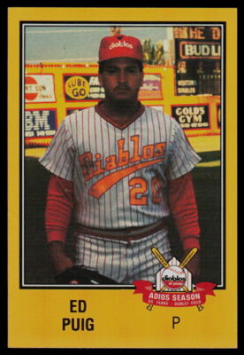1989 Grand Slam Ed Puig El Paso Diablos