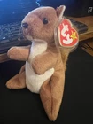 Vintage 1996 Ty Beanie Babies Nuts Squirrel Retired Original with Tag MINT