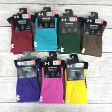 NEW Under Armour UA Soccer Over-The-Calf Socks Youth 13.5K-4.5Y Anti-Odor