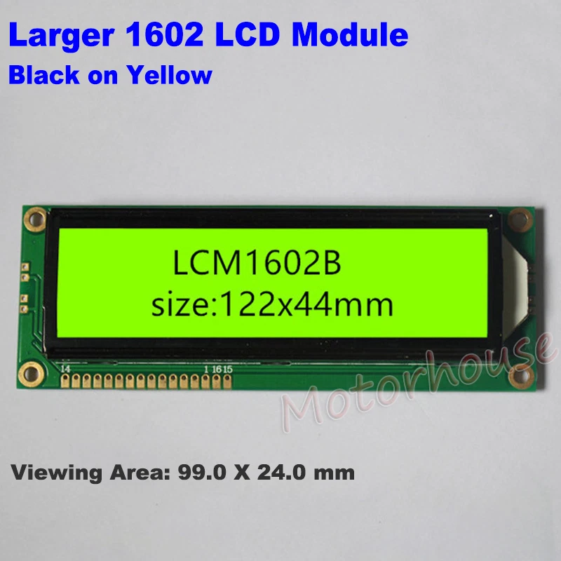 LCD Display 16X2 Pinout, Description, Connections