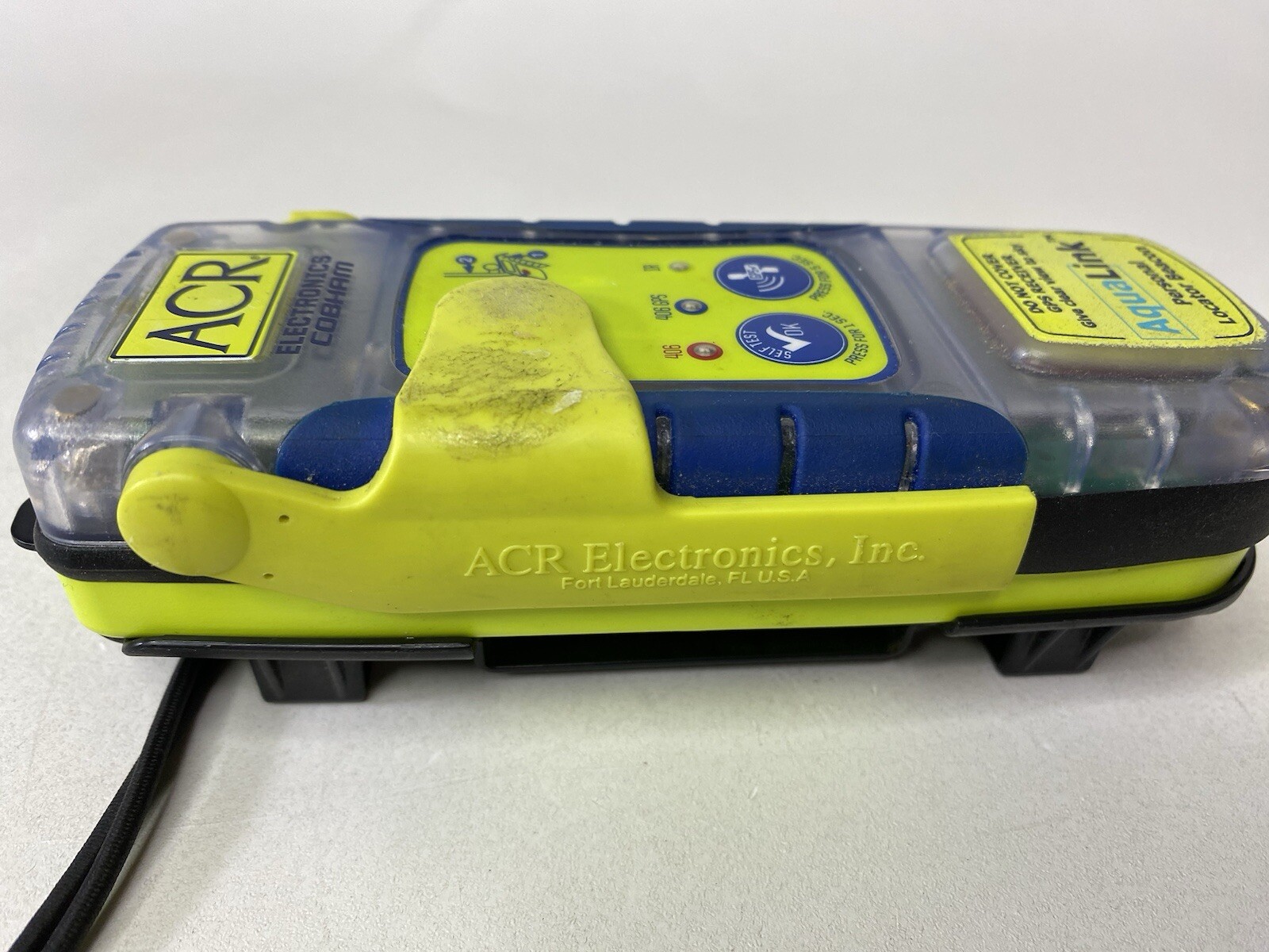 ACR GPS Aqua Link Personal Locator Beacon Model PLB350B Works But Need