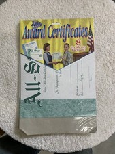 8 PEACHTREE PLAYTHINGS REACH FOR THE STARS Award Certificates -CONGRATULATIONS