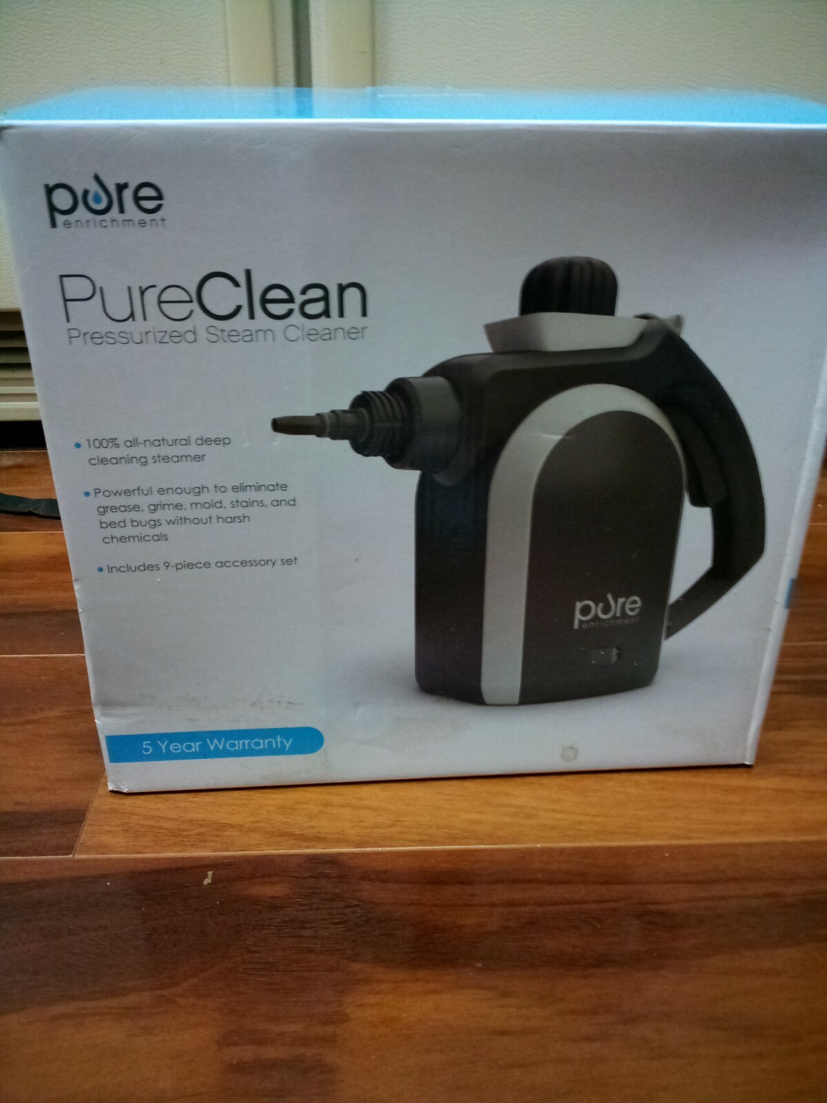 pure enrichment pureclean steam cleaner
