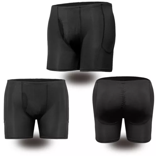 Mens High Waist Compression Tummy Control Boxer Shorts Body Shaper Girdles Pants - Bild 23 von 28