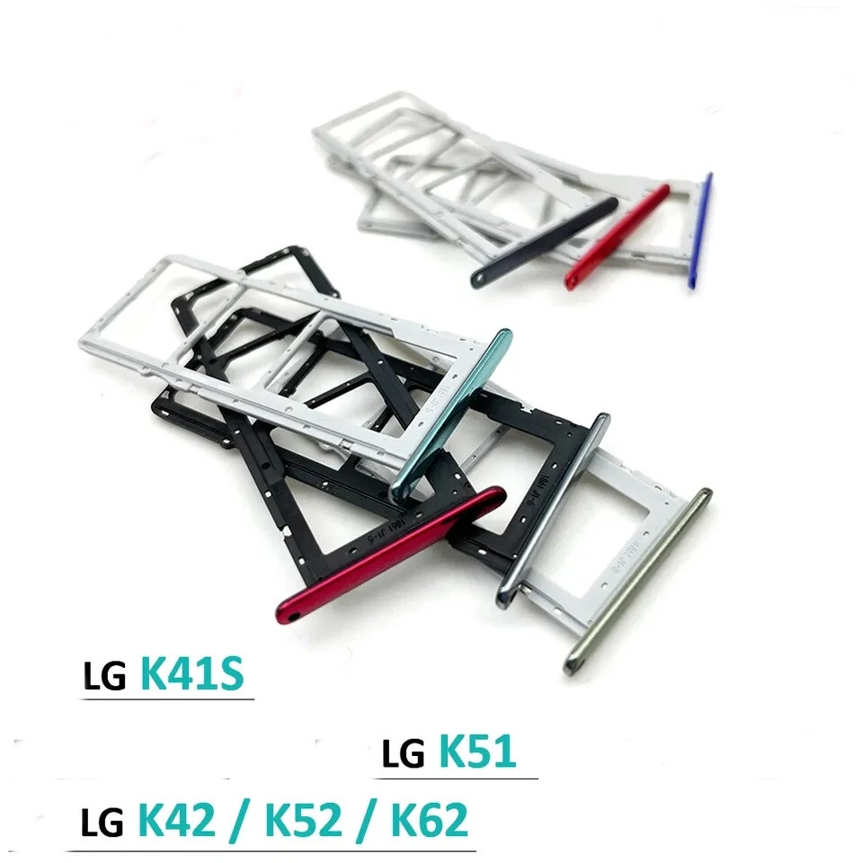 RATZETRADE LG K40S,K41S,K42/52/62,K51,K51S,K61 - Sim Tray/Fach - alle Farben Schlitten Neu