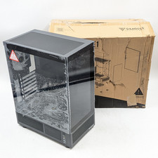 GAMDIAS ATLAS E1 ATX PC Case W/ CPU/GPU Temperature Display | Black | Case Only