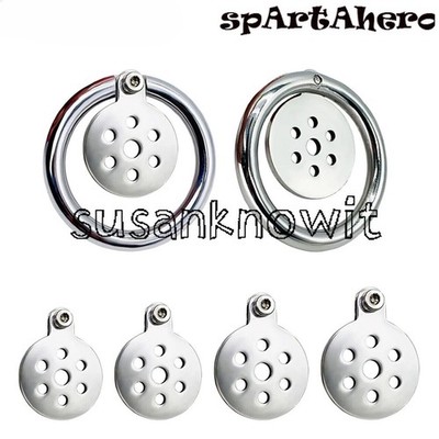New Flat Hex Screw Chastity Lock Stainless Steel Pad Abstinence Chastity Cage