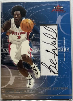 Ben Wallace Basketball Autographed Sports Trading Cards