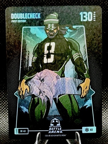 2024 Bo Jackson Battle Arena TCG Alpha Edition Battlefoil Ice Doublecheck #BF-49