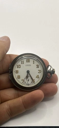 ROAMER Open Face Pocket Watch 17 Jewels Swiss Made