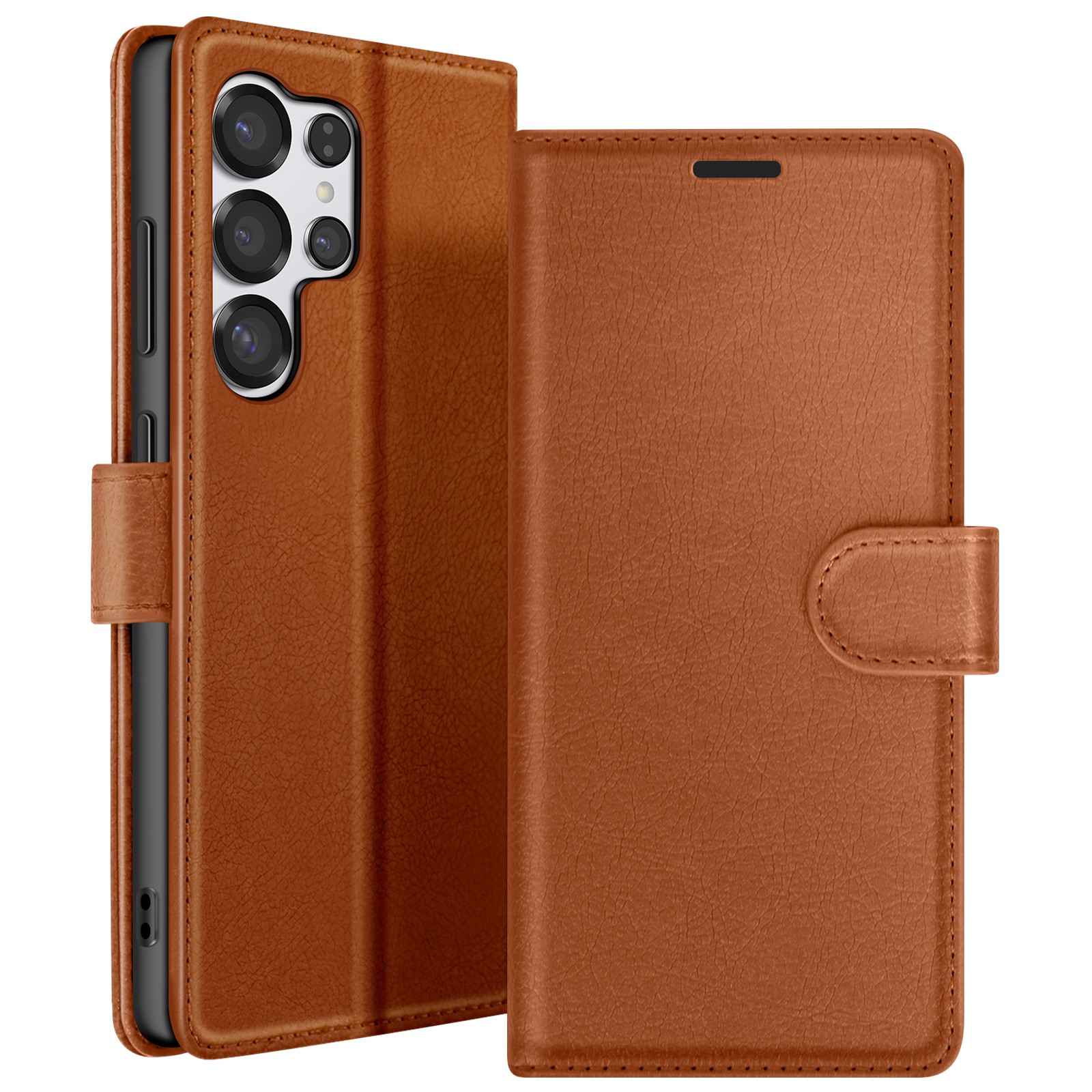Étui Galaxy S25 Ultra avec languette magnétique et porte-carte