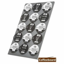 Coffeeboard Porte-Capsules pour Tassimo T-Discs, argent